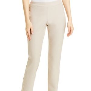 EILEEN FISHER Slim Knit Ankle Pants, Tan, NWT